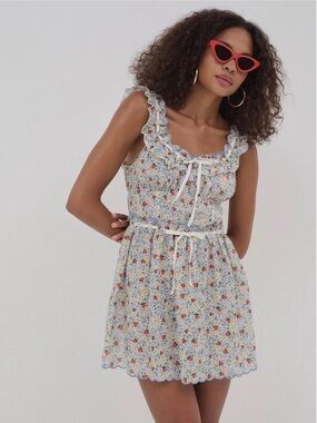 For Love of Lemons Strawberry Kiss Dress XS New with tags
